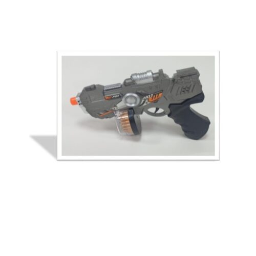 Pistola con laser y sonido