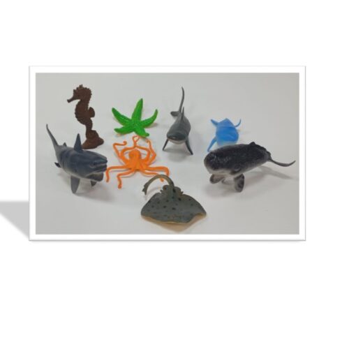 Animales del mar grande