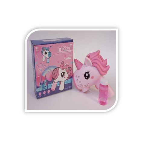 Pistola de burbuja de unicornio
